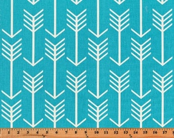 Apache Blue Arrow Curtain Panels or Valance