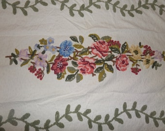 Chenille Bedspread, Vintage Chenille Bedspread