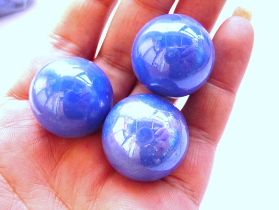 Glass Marbles Sky Blue Marbles Big Blue marbles Big Sky