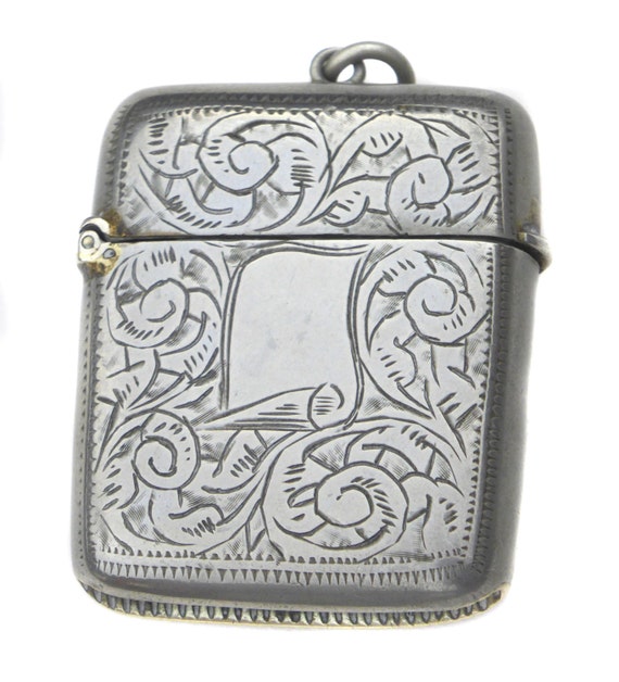 ALBO Silver NCR Co Antique Vesta Case Match by BiminiCricket