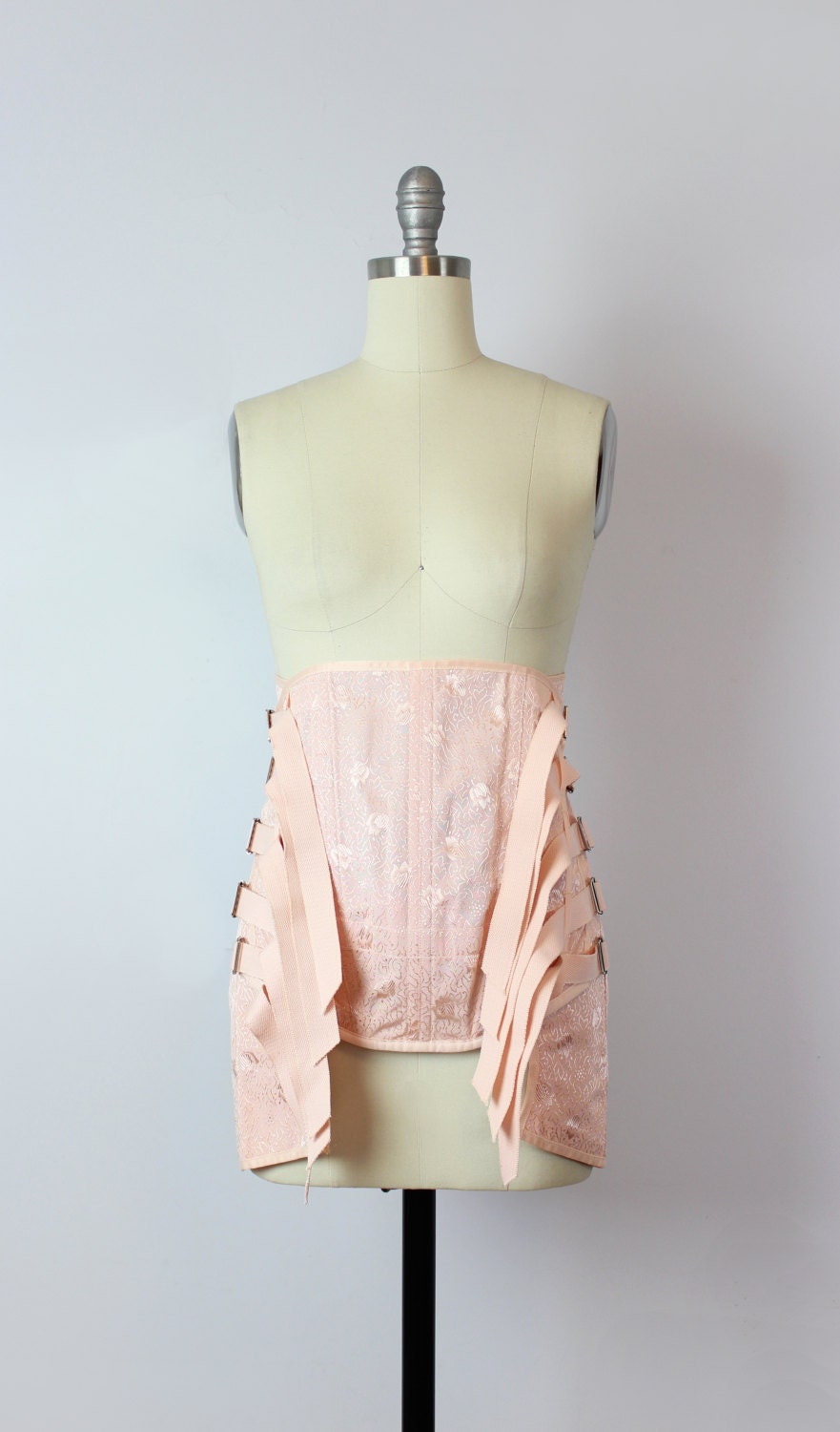 rare vintage 40s SPENCER corset / 1940s underbust corset