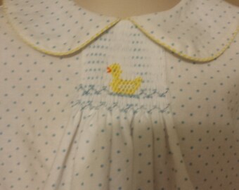 Hand Smocked Diaper Set