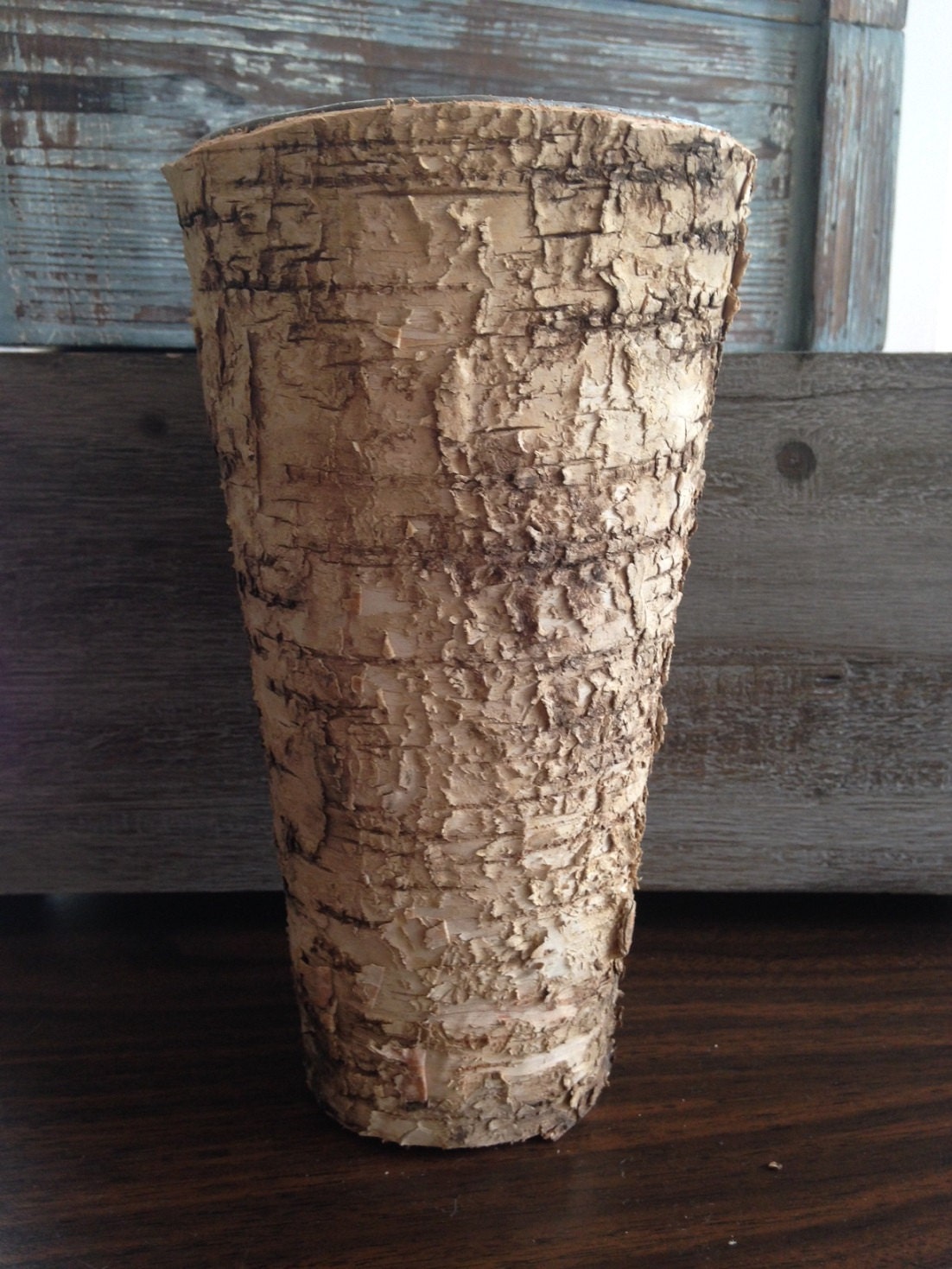 BIRCH VASErustic vasevasebark vasewoodwood by