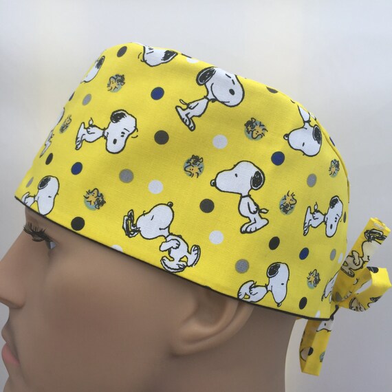 Unisex Scrub Cap Snoopy Scrub hat Woodstock scrub hat | Etsy