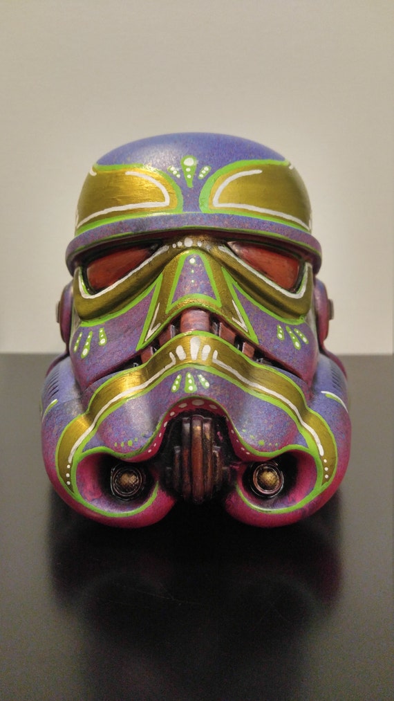 custom painted stormtrooper helmet