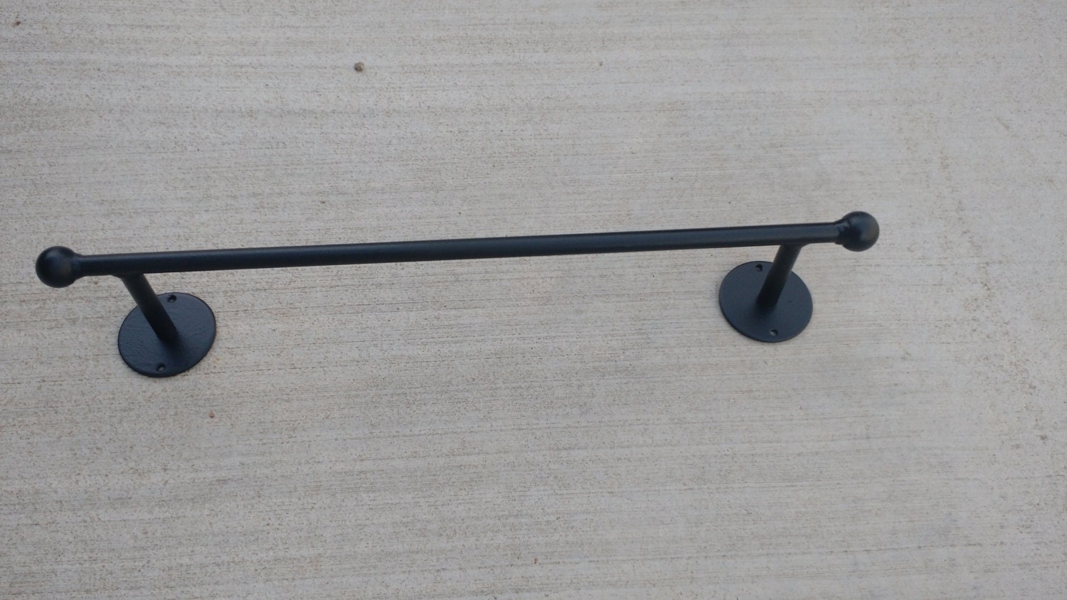 Towel Bar Wrought Iron Rustic Towel Bar Iron Bathroom towel