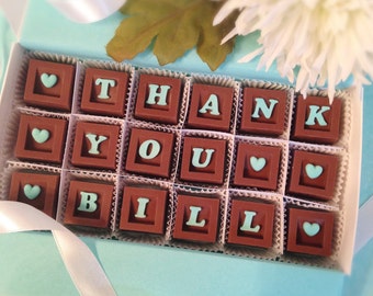 Thank You Chocolates - Chocolate Thank You - Appreciation Gift -