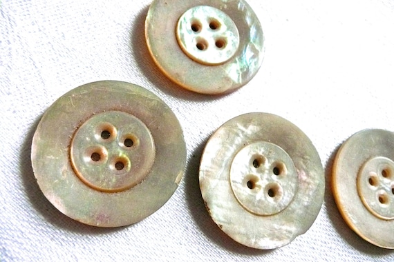 Antique Buttons - Mother of Pearl