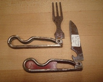 Antique Geo. Schrade Boy Scouts Knife And Fork With Opener (Sale Price)