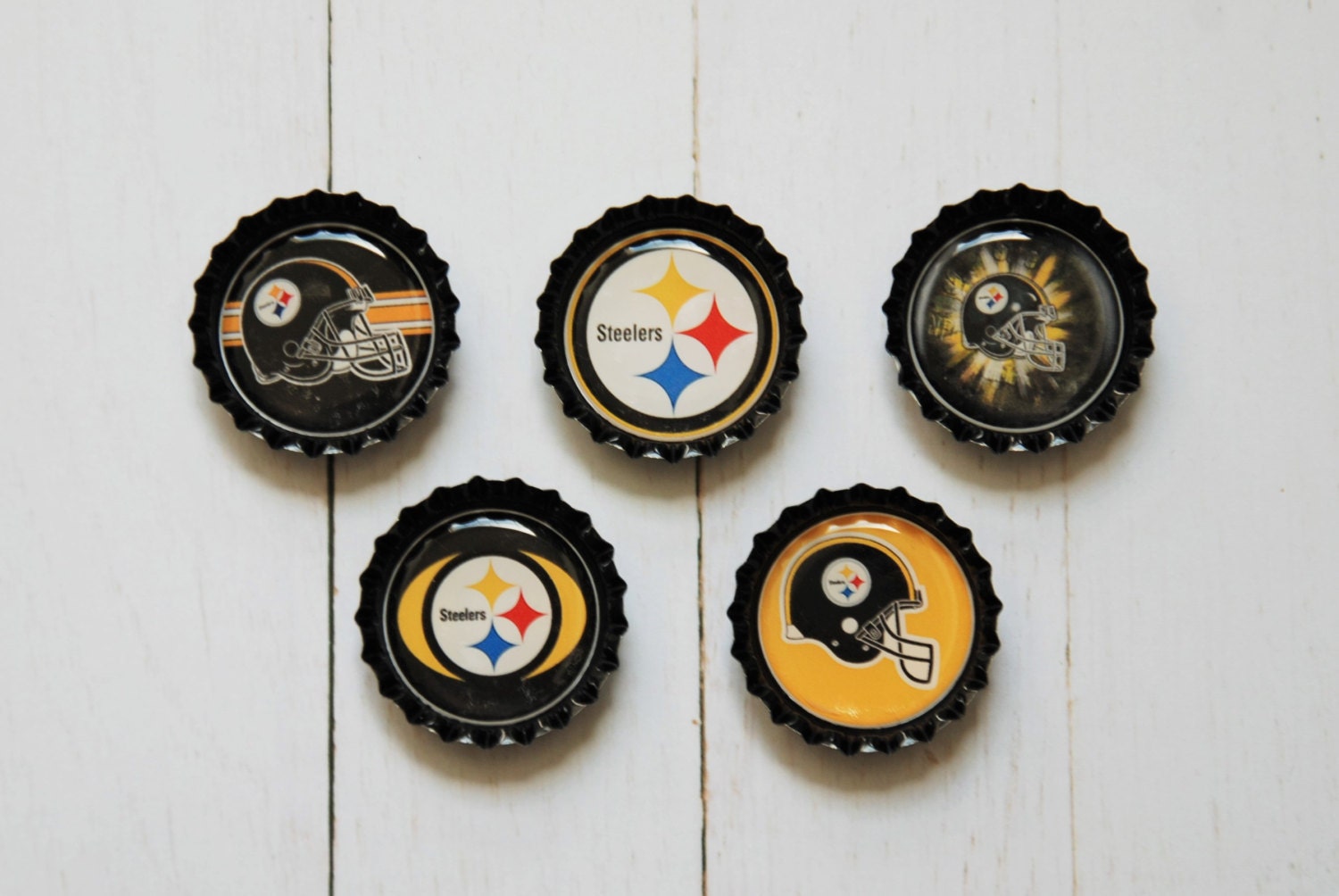 Pittsburgh Steelers football bottle cap
