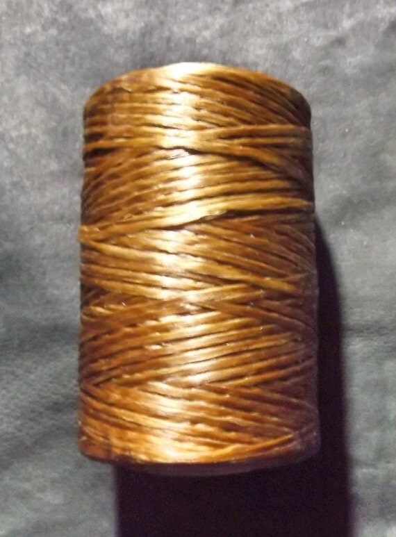 SINEW 70LB 8 oz spool Natural 300 yard artifical sinew thread