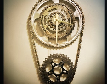 Steampunk Wall Clock, Large Wall Clock, Industrial Decor, Gift For Men, Unique Wall Clock, Oversized Wall Clock, Unique Wedding Gift Idea