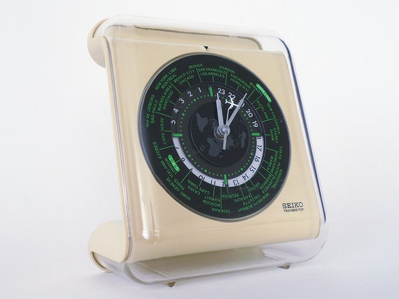 Vintage Seiko 24 Hour World Clock