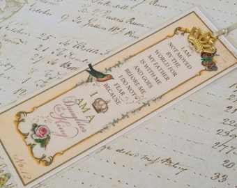 Daughter of the King Bookmark Princess by Strength4theJourney