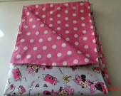 Feeling Pretty Stylish and Cool Minnie Mouse Baby Blanket 100% cotton 44 X 35.5 inches Reversible