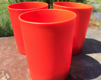 Set of 3 Vintage Tupperware Tumblers 1251
