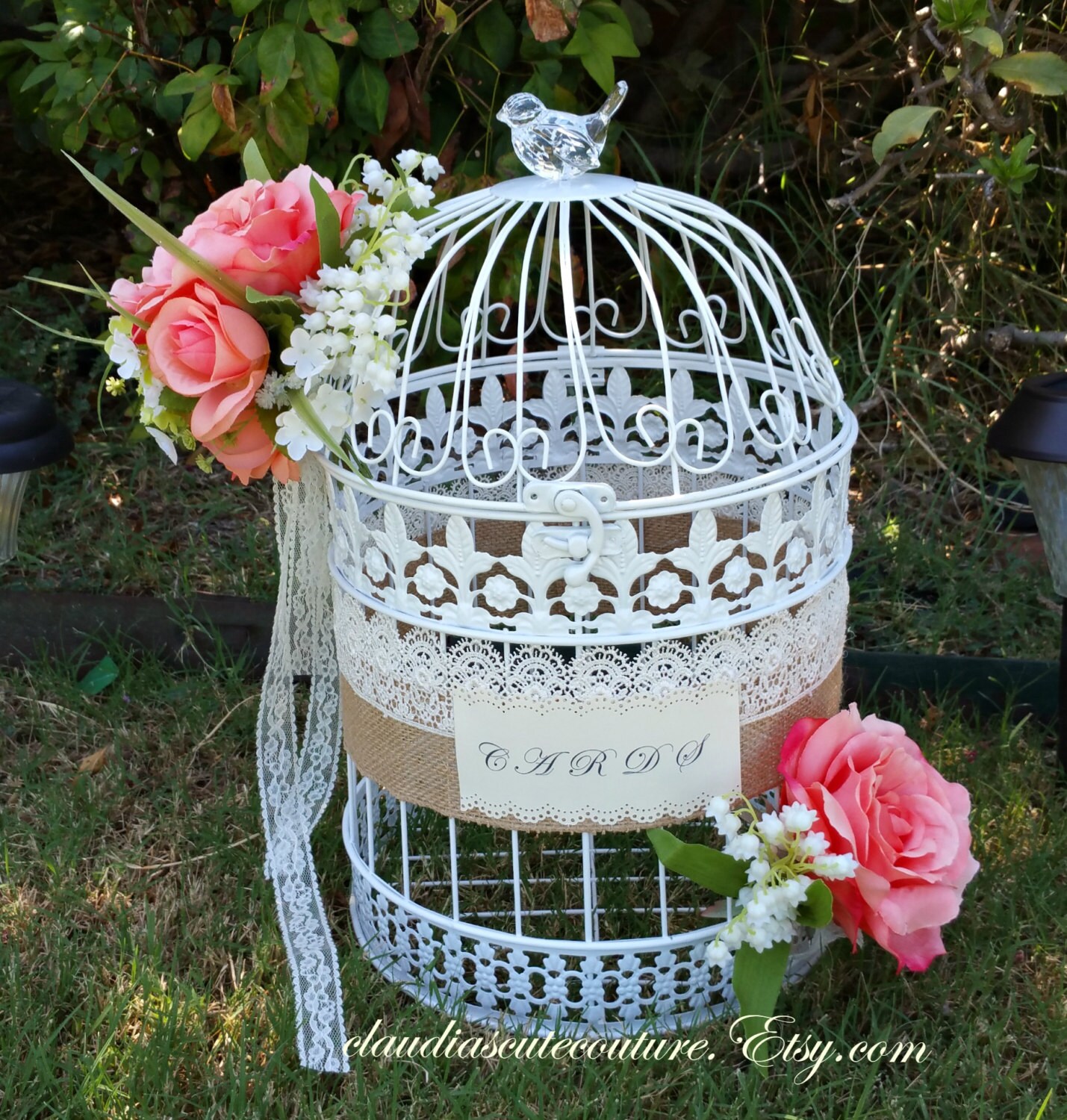Wedding Birdcage Card Holder Wedding Card Holder Birdcage