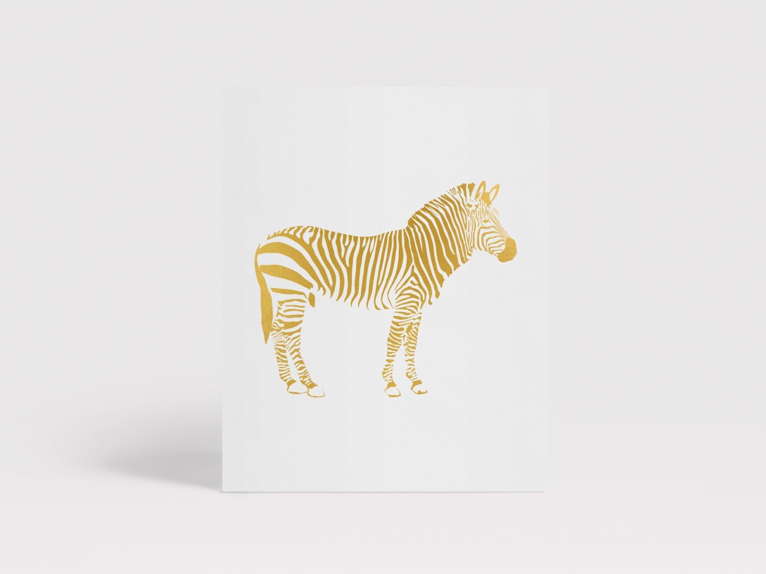 golden zebra animal