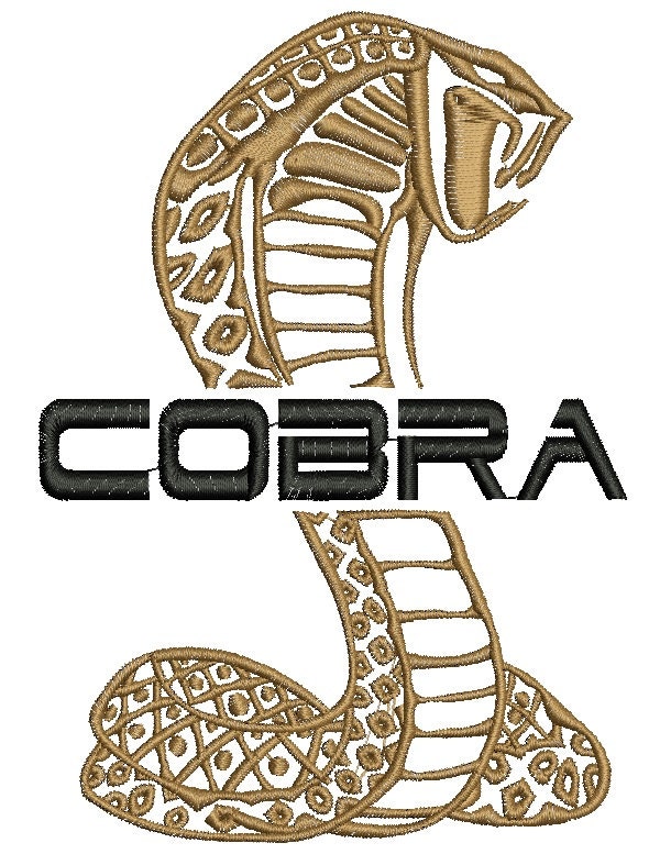 COBRA Machine Embroidery Design