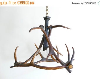 antler chandelier