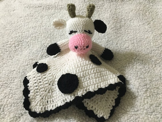 cow lovey blanket