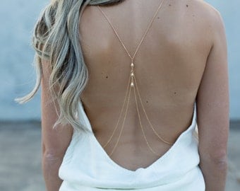 Beau - Handmade Body Chain in Silver or Gold