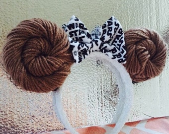 Princess Leia Star Wars Disney Minnie Mouse Ears Headband