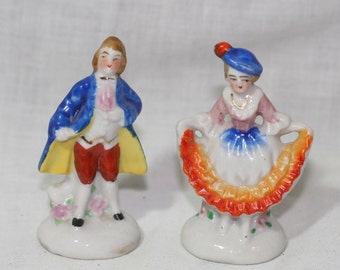 Vintage Made In Occupied Japan Boudoir Porcelain Colonial