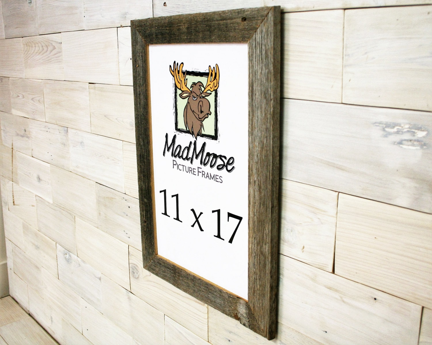 11x17 Barn Wood Thin x 2 Picture Frame... Rustic