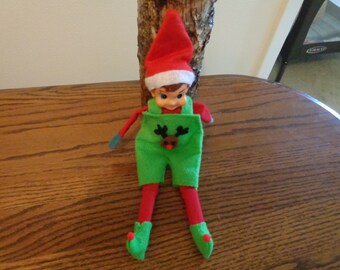 Green Reindeer Romper