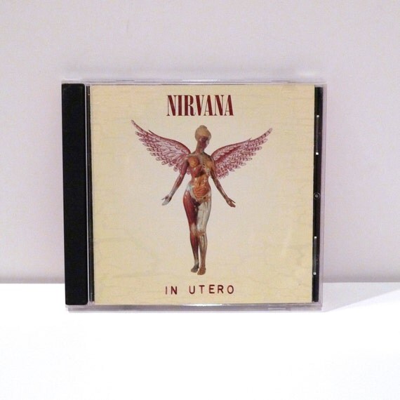 Nirvana Vintage CD In Utero 1993 Kurt Cobain Dave Grohl Krist