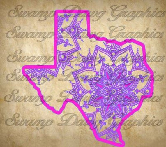 Download Texas cut file texas mandala svg silhouette cricut