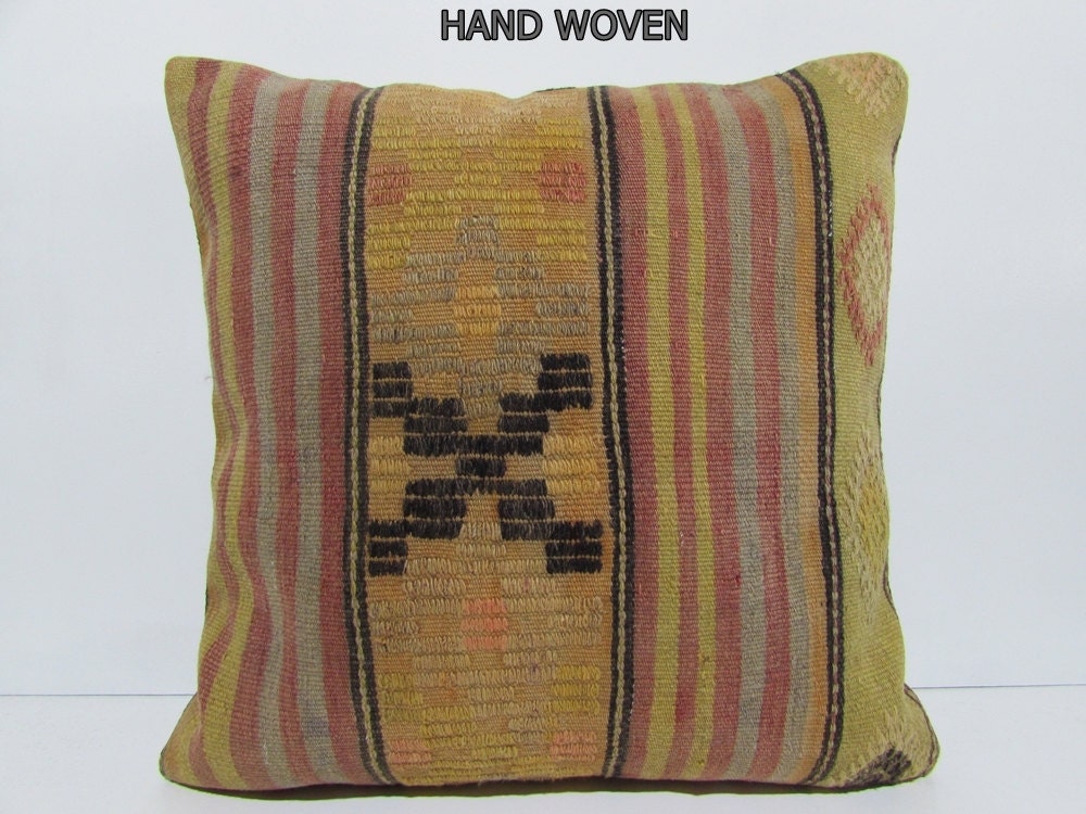 24x24 kilim pillow society euro sham large couch pillow