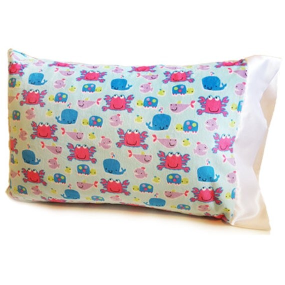 Items similar to Kids Pillowcases / Under the Sea / Minky