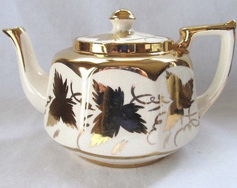 Vintage English Earthenware Teapot by Price Bros. New and Unused
