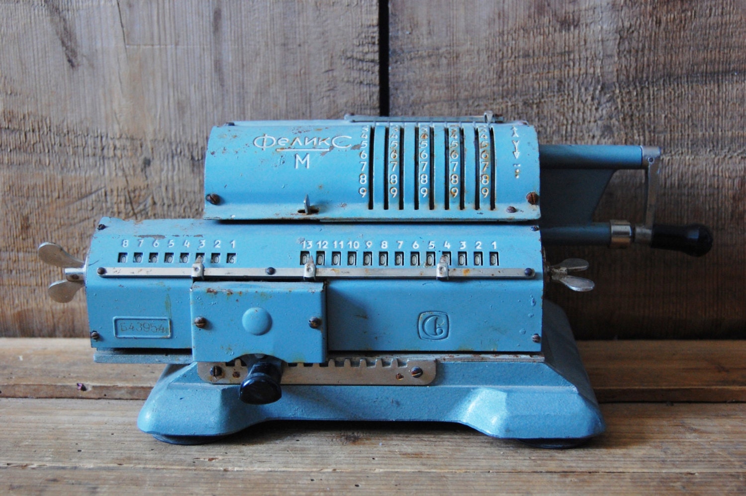 Vintage original manual calculator Feliks M by TallinnVintage