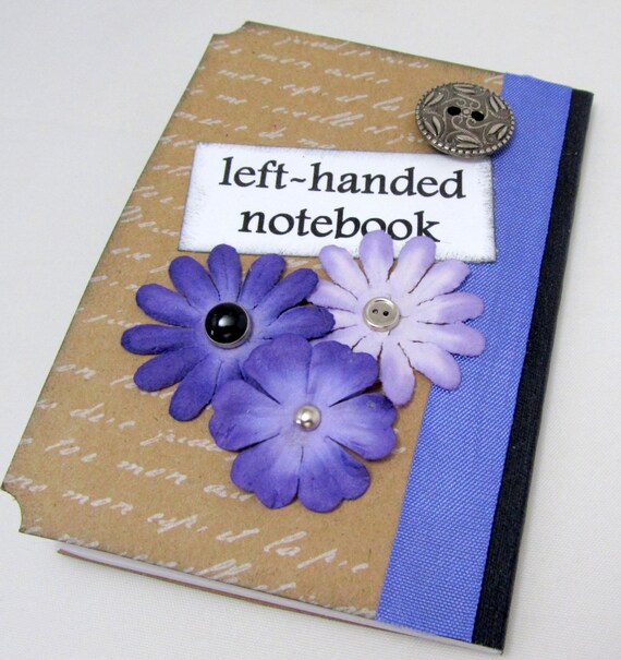 Left Handed Notebook Left Handed Mini Journal Lefty Mini