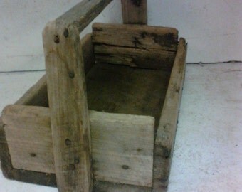 Primitive wooden tool box