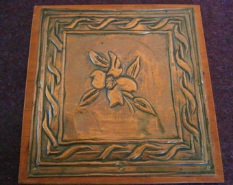Embossed copper art | Etsy
