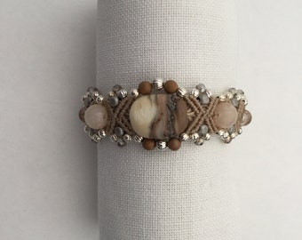 Micro Macrame Beaded Bracelet -Memories of the Beach