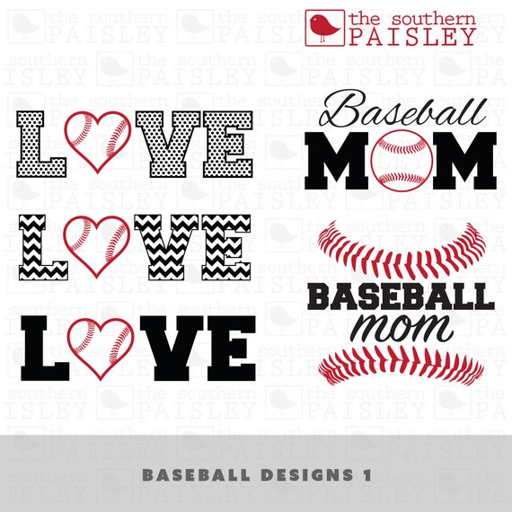 Baseball Designs .svg/.eps/.dxf/.ai for Silhouette Studio