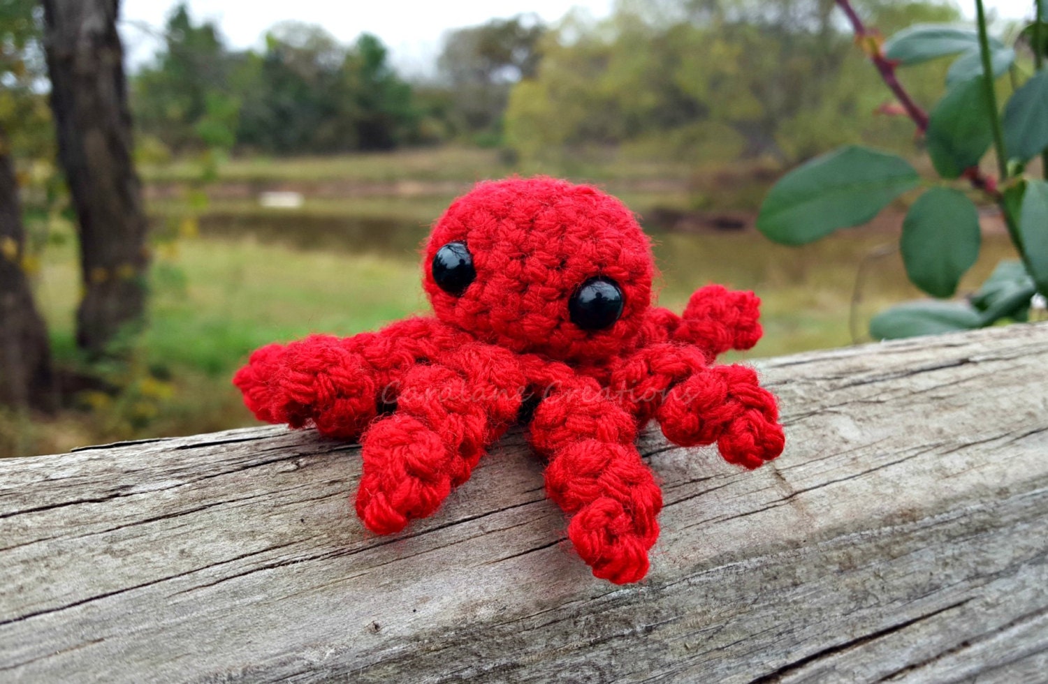 crochet octopus plush