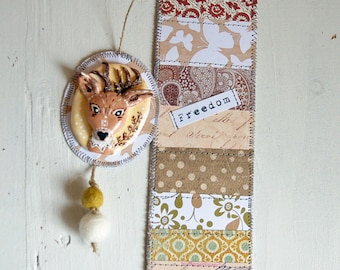 Bookmark totem biche-customizable