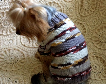 Hand Knit Pet Clothes Handmade Dog Clothing by LyudmilaHandmade