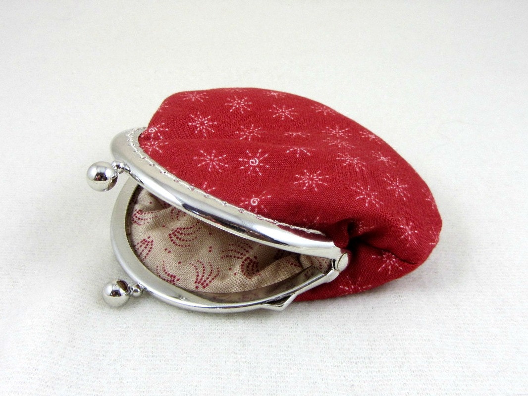 small red coin purse