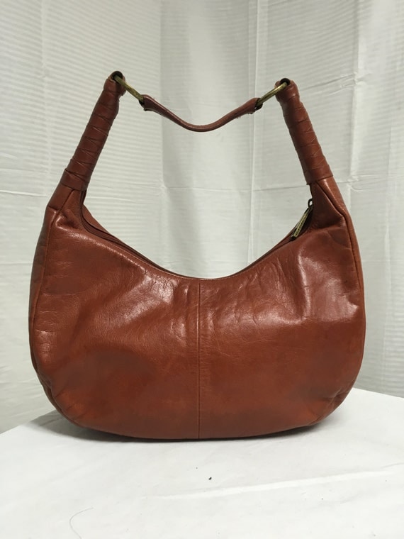 Naturalizer brown leather purse bag shoulder bagBoho bag