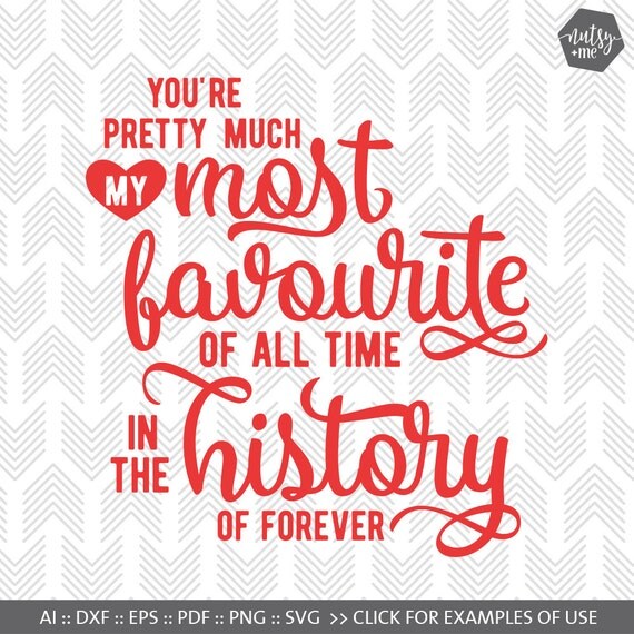 Download Valentines SVG Love Quote Cut File Typography Scrapbook