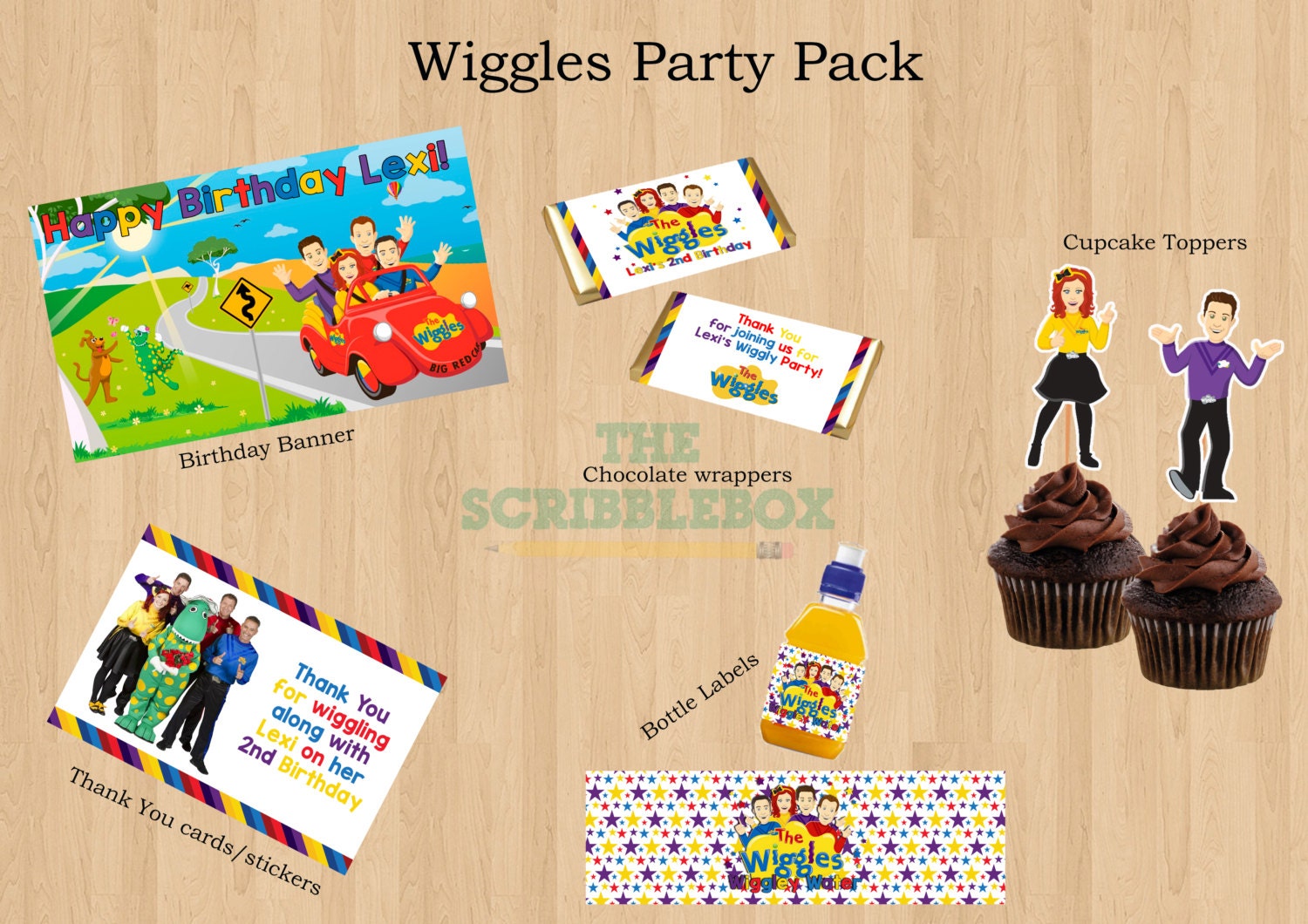 The Wiggles Printable Party Pack