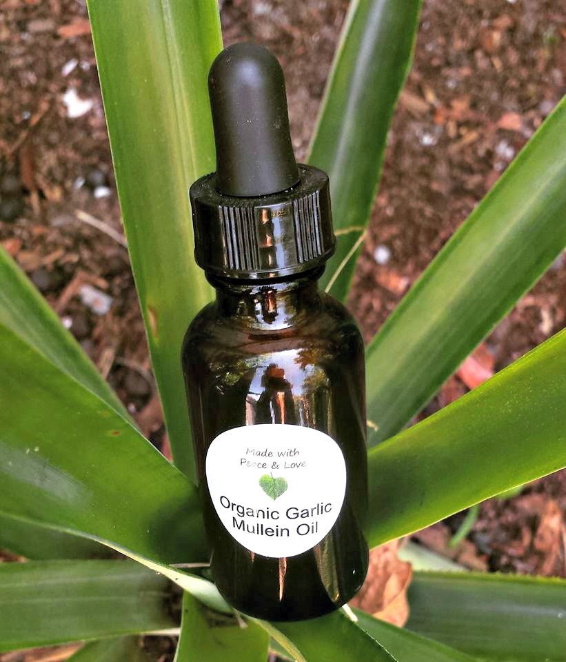 Organic Garlic Mullein Ear Oil