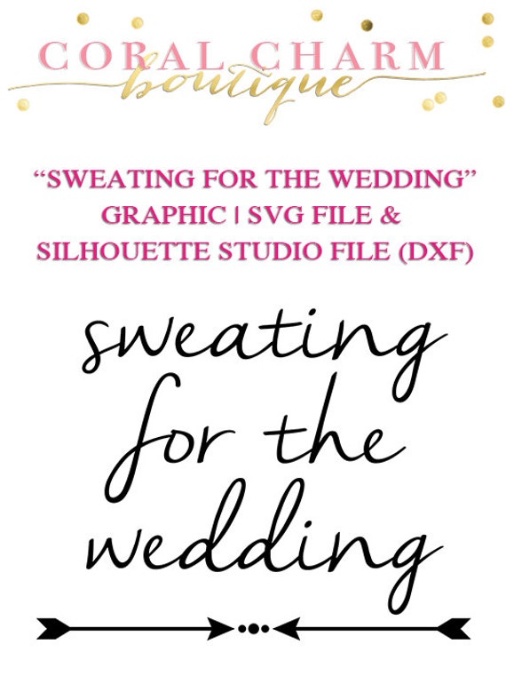 Download Items similar to Sweating for the Wedding with Arrows File ...